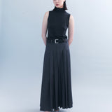 Heidi Pleated Kilt Maxi Skirt