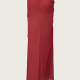 Florens Silk Georgette Knot Skirt