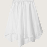 Calais Silk Cotton Lace Handkerchief Skirt