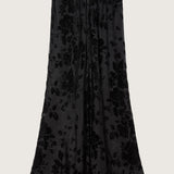 Eirene Silk Velvet Devore Skirt