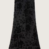 Eirene Silk Velvet Devore Skirt