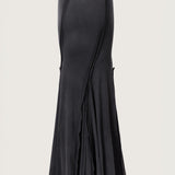 Lucien Panelled Jersey Skirt