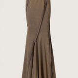 Lucien Panelled Jersey Skirt