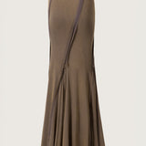 Lucien Panelled Jersey Skirt