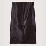 Jeanne Pony Hair Midi Skirt