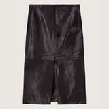 Jeanne Pony Hair Midi Skirt