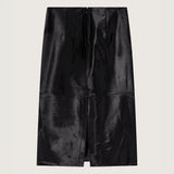 Jeanne Pony Hair Midi Skirt