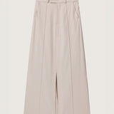 Simone Front Slit Wool Skirt