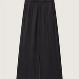 Simone Front Slit Wool Skirt