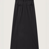 Simone Front Slit Wool Skirt