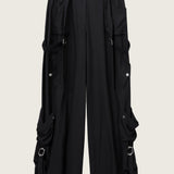 Larson Silk Crepe Cargo Pants