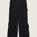 Larson Silk Crepe Cargo Pants