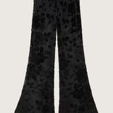 Eugene Silk Velvet Devore Pants