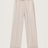 Serge Pinstitch Wool Trouser
