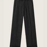 Serge Pinstitch Wool Trouser