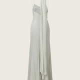Ophelia Scarf Panelled Silk Gown