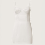 Margot Satin Bullet Bra Mini Dress