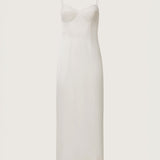 Margot Satin Bullet Bra Midi Dress