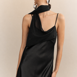 Xenia Silk Scarf Gown