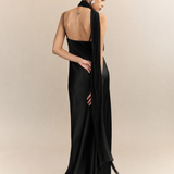 Xenia Silk Scarf Gown