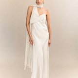 Xenia Silk Scarf Gown