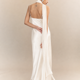 Xenia Silk Scarf Gown