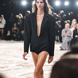 Preorder - Scuba Wool Blazer Playsuit