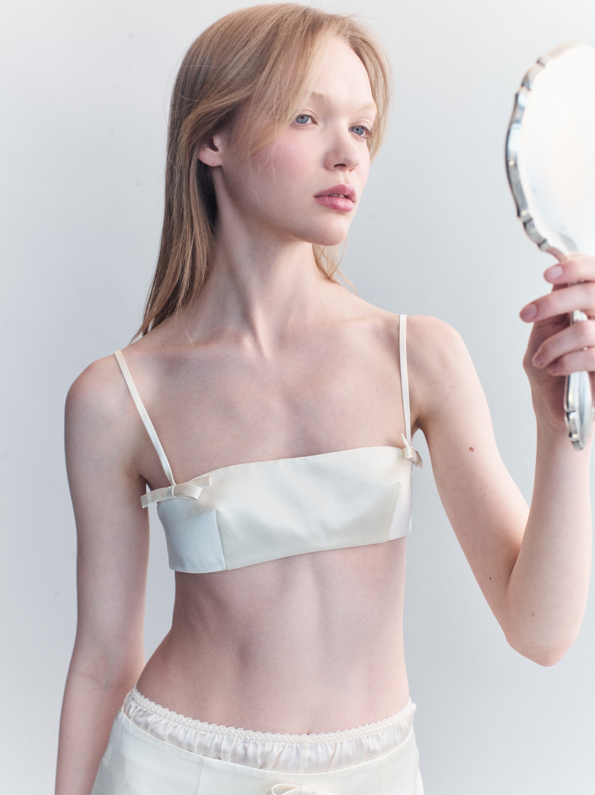 Preorder - Isabeau Wool Silk Duchesse Bralette – Courtney Zheng