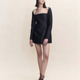 Blythe Silk Dupion Mini Dress