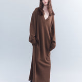 Emery V-Neck Wool Cashmere Dress