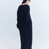 Emery V-Neck Wool Cashmere Dress