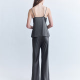 Esme Bias Silk Flare Pants