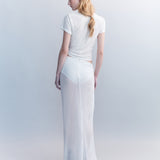 Preorder - Florens Silk Georgette Knot Skirt