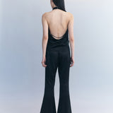 Gisela High Neck Silk Top