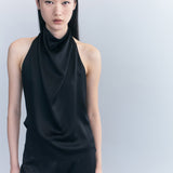 Gisela High Neck Silk Top