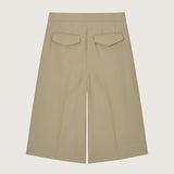 Gregor Double Pleat Wool Shorts