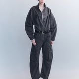 Gunther Cotton Drill Cargo Jumpsuit