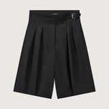 Gus Double Pleat Wool Shorts