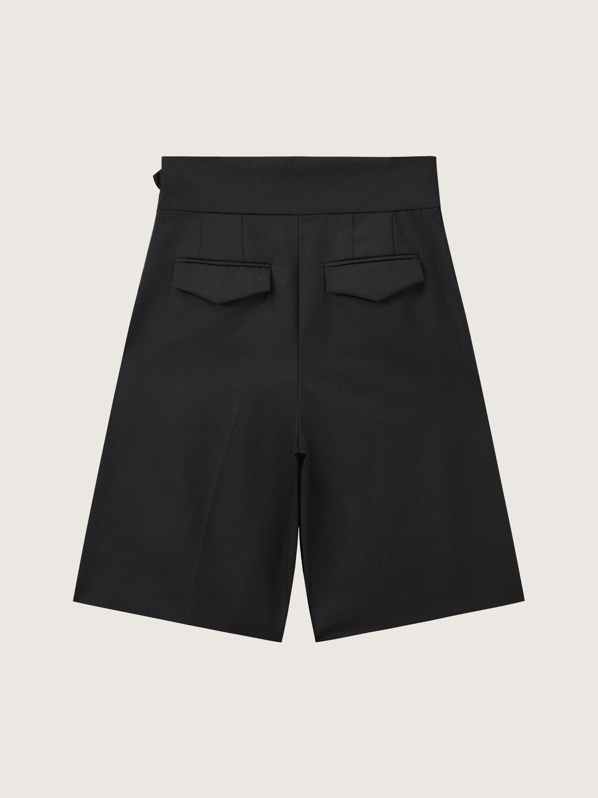 Gus Double Pleat Wool Shorts – Courtney Zheng
