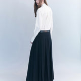 Heidi Pleated Kilt Maxi Skirt