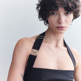 Hendrix Raw Edge Wool Crop Top