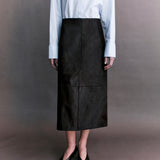 Preorder - Jeanne Pony Hair Midi Skirt