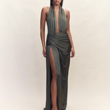 Selene Plunge Jersey Gown