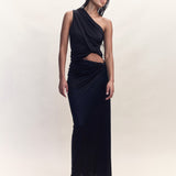 Thalia One Shoulder Jersey Top