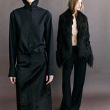 Preorder - Katja Goat And Pony Hair Jacket