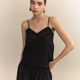 Cala Silk Cotton Lace Camisole