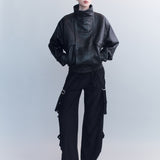 Axel Leather Bomber Jacket