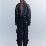 Axel Leather Bomber Jacket