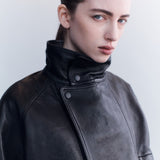 Axel Leather Bomber Jacket