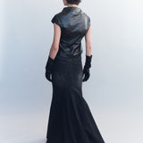 Marike Leather Top